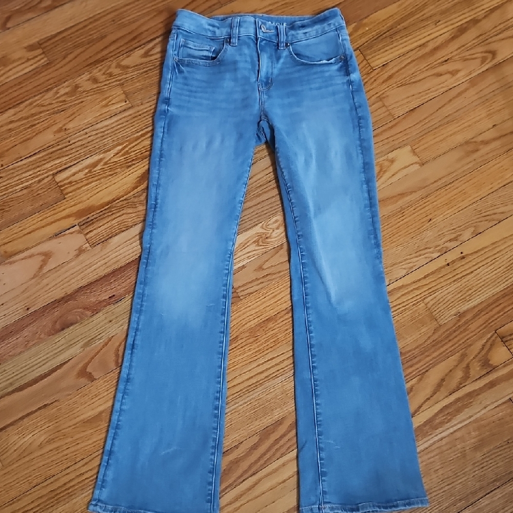 American Eagle Outfitters Light Blue Flare Jeans